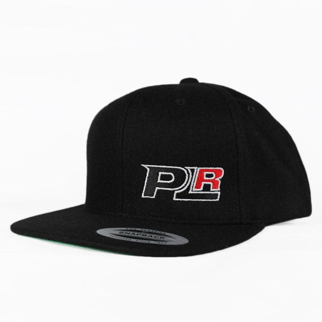 Plr Melton Wool Snapback Black Hats